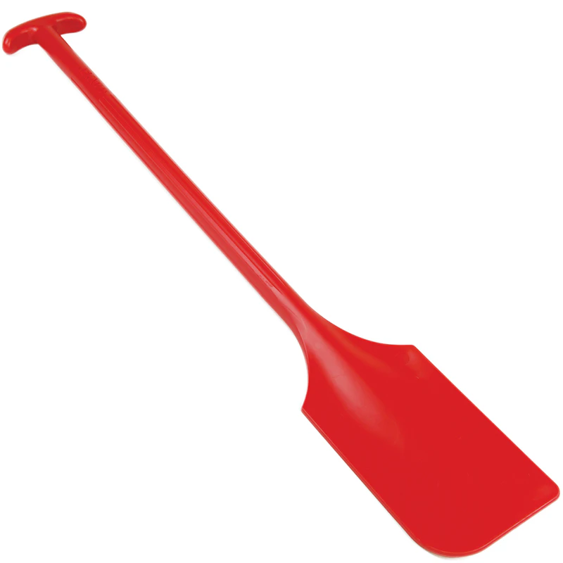40" Red Polypropylene Vikan® Mixing Paddle without Holes