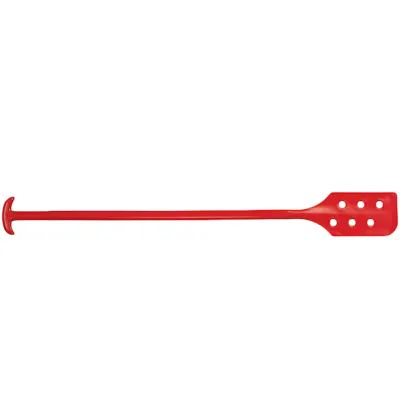 52" Red Polypropylene Vikan® Mixing Paddle with Holes