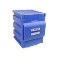 Blue Polyethylene Storage Cabinet 1 Door Counter Top