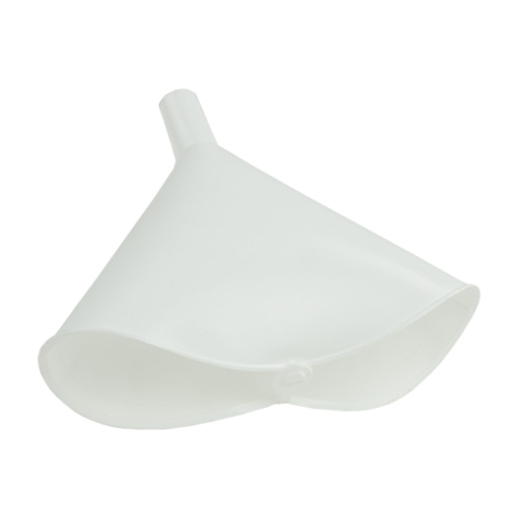 12 oz. White Flexible Funnel without Screen