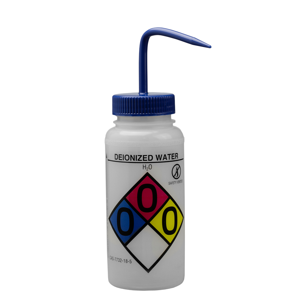 bottleです。 500mL Deionized Water GHS Labeled Right-to-Know, Vented Wash