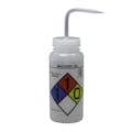 500mL Machine Oil GHS Labeled Right-to-Know, Vented Wash Bottle with Natural Dispensing Nozzle