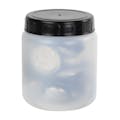 70mL Kartell® Round HDPE Jars with Screw Caps - Case of 10