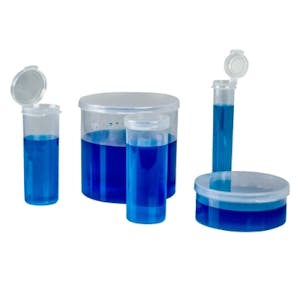 Clear LA-Vials® with Hinged Lids