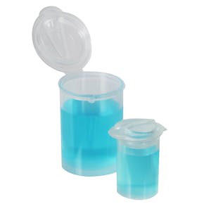 Lacons® 050650 Hinged-Lid Plastic Container