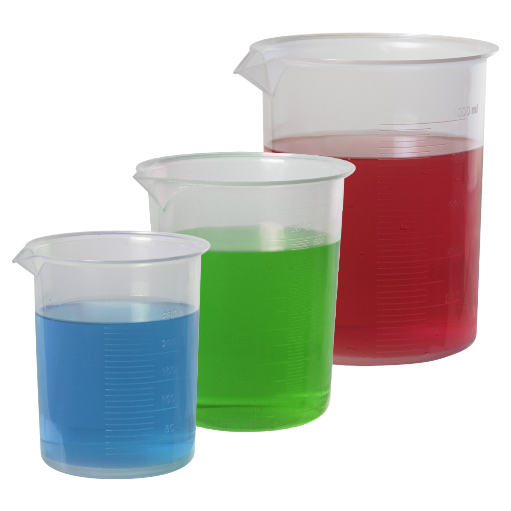 Kartell® Low Form Measuring Beakers with Handle | U.S. Plastic Corp.