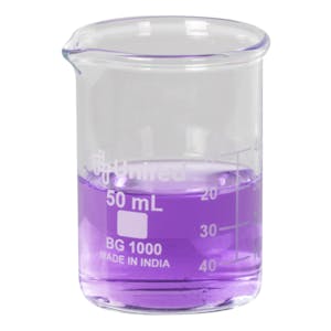 50mL Low Form Glass Beaker
