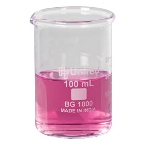 100mL Low Form Glass Beaker