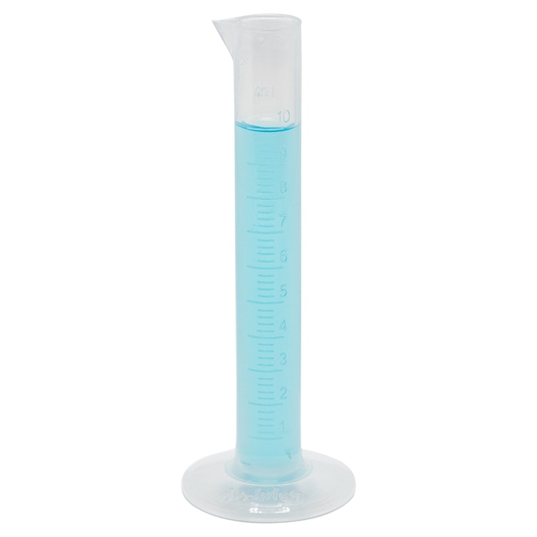 10mL Measuring Cylinder with Round Base
