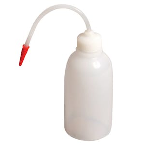 Wash Bottles with Flexible Delivery Tube