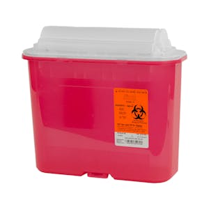 5.4 Quart Red Stackable Sharps Container