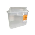 5.4 Quart Clear Stackable Sharps Container