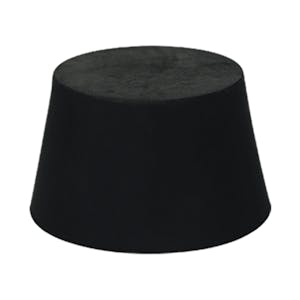 Size 3 Solid Rubber Stopper