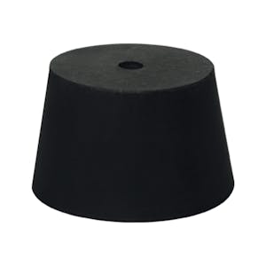 Size 2 Rubber Stopper with 1 Hole