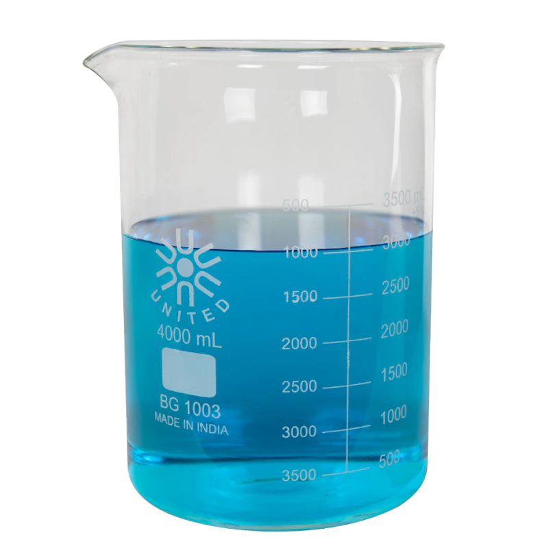 4000mL Low Form Glass Heavy Duty Beaker