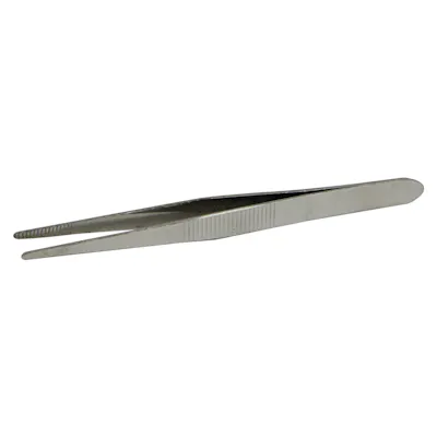 4-1/2" Blunt Straight Stainless Steel Economy Forceps