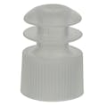 12mm Clear Flanged Cap