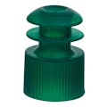 12mm Green Flanged Cap