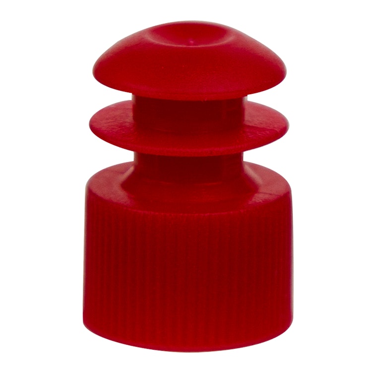12mm Red Flanged Cap