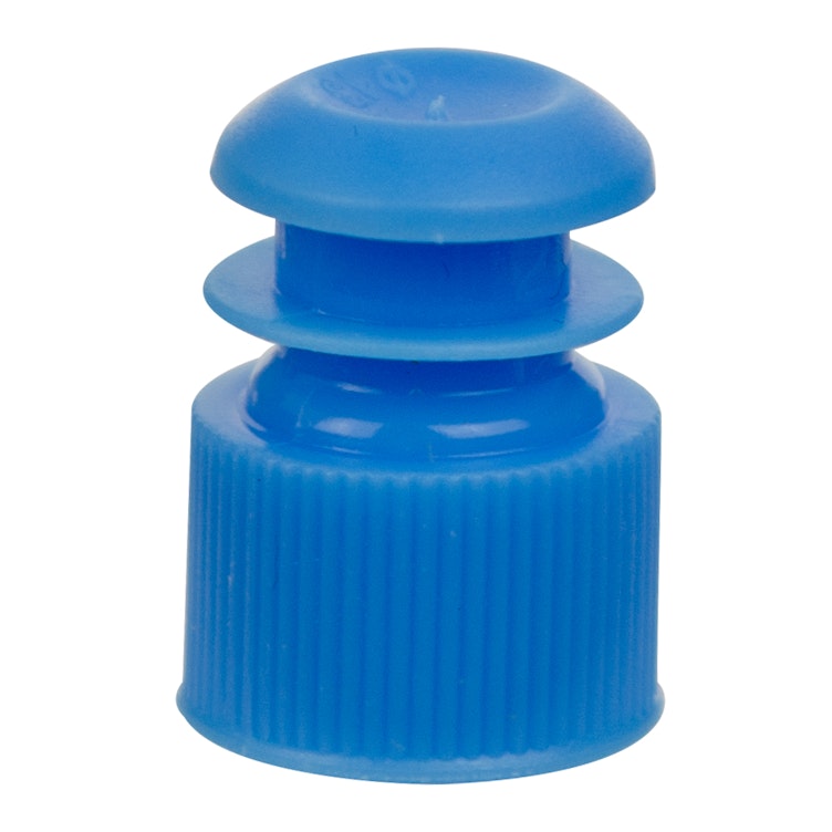 13mm Blue Flanged Cap