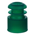 13mm Green Flanged Cap