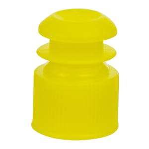 13mm Yellow Flanged Cap