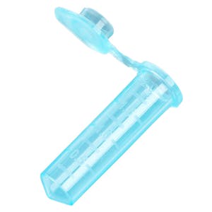 2mL Blue Polypropylene Microcentrifuge Tubes with Snap Caps - Case of 500