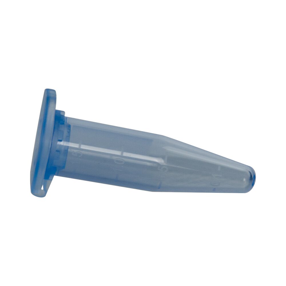 2mL Blue Polypropylene Microcentrifuge Tubes with Snap Caps - Case