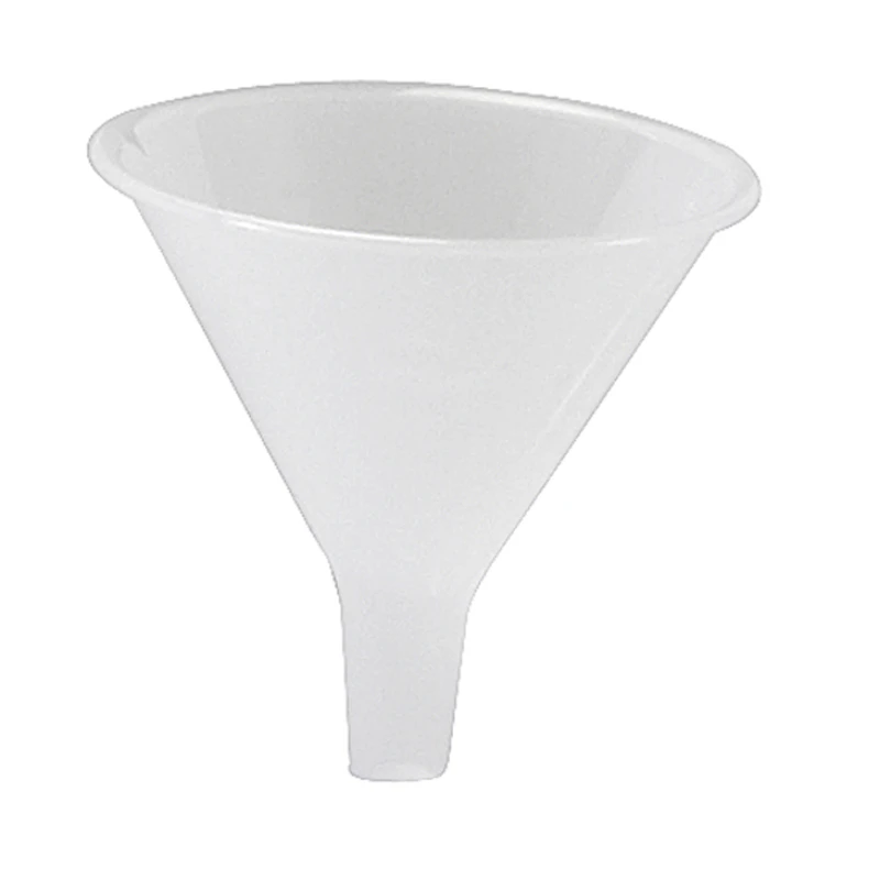 2 oz. Polypropylene Funnel - 2.70" Dia. Top x 2.68" Hgt.
