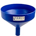 13-1/8" Top Diameter Blue Tamco® Funnel with 2" OD Spout
