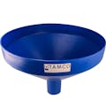 20-7/8" Top Diameter Blue Tamco® Funnel with 4" OD Spout