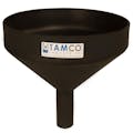 10" Top Diameter Black Tamco® Funnel with 1-1/2" OD Spout