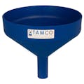 10" Top Diameter Blue Tamco® Funnel with 1-1/2" OD Spout