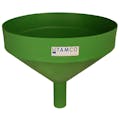 15" Top Diameter Green Tamco® Funnel with 2" OD Spout
