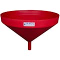 26" Top Diameter Red Tamco® Funnel with 1-3/4" OD Spout