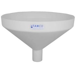26" Top Diameter Natural Tamco® Funnel with 4" OD Spout