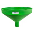 26" Top Diameter Green Tamco® Funnel with 4" OD Spout