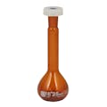 25mL Amber Volumetric Flask with 10/19 Stopper