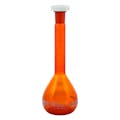 100mL Amber Volumetric Flask with 14/23 Stopper