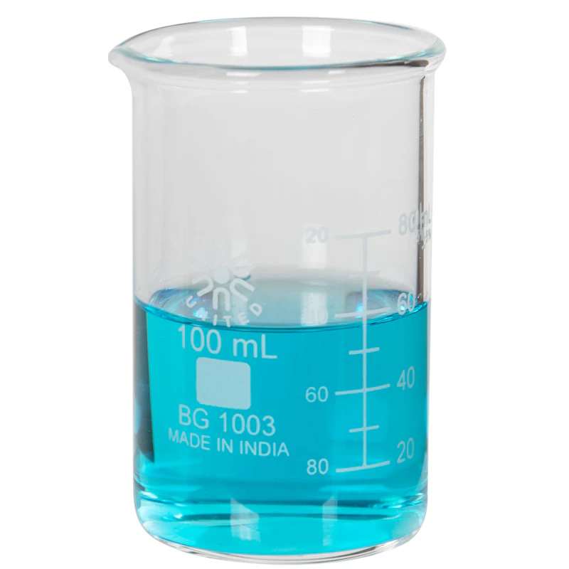 100mL Low Form Heavy Duty Glass Beaker
