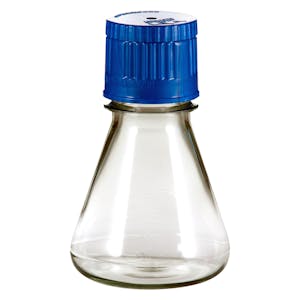 125mL Polycarbonate Sterile Erlenmeyer Flasks with 38/430 Caps
