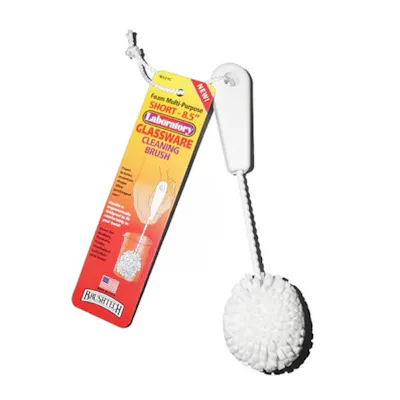 Short Foam Multi Purpose Lab Brush - 8.5" Long