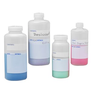 Write-On HDPE Bottles with Caps