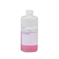 500mL Narrow Mouth Write-On Natural HDPE Bottles with 28mm White Caps - Case of 12