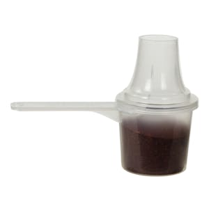 39cc Clear Polypropylene Scoop with Attached Funnel