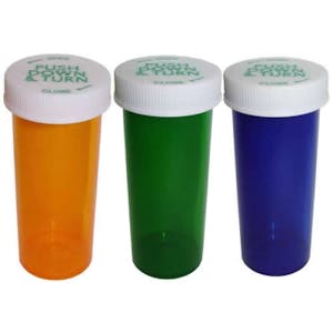 Lacons® 200625 Round Hinged-Lid Plastic Container