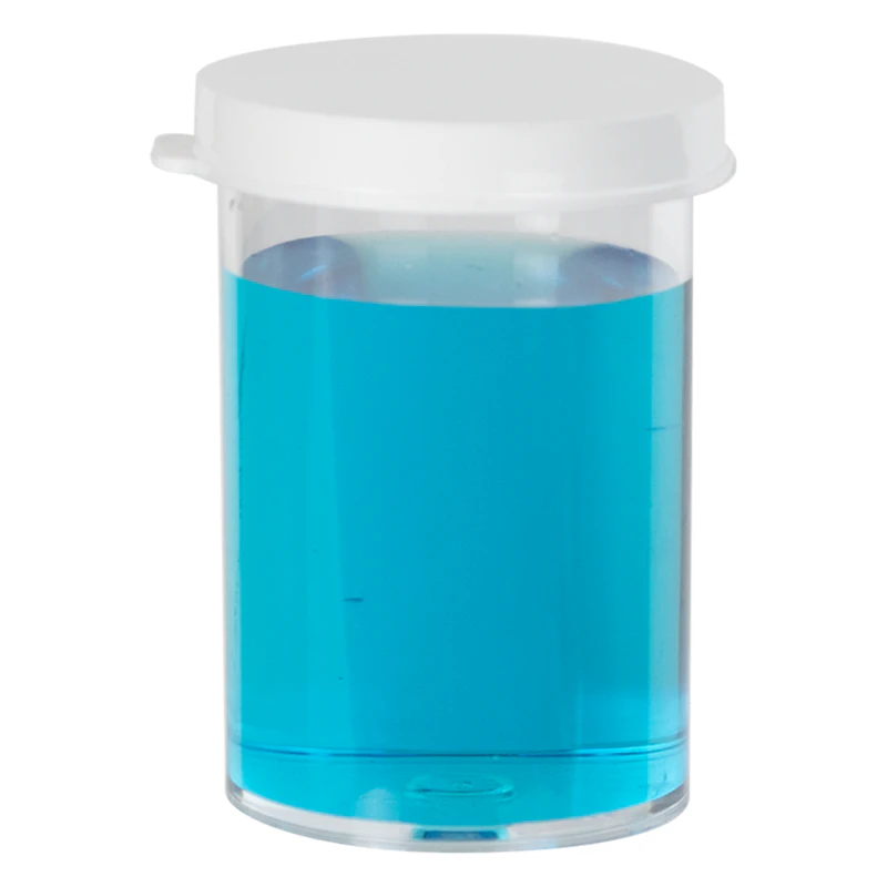 20 Dram Premium Polystyrene Clear Vial with Snap Cap