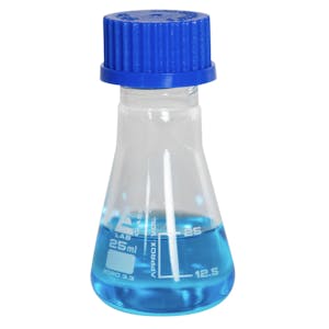25mL Glass Erlenmeyer Flask with Cap