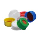 11mm Blue Poly Crimp™ Seals with PTFE/Silicone/PTFE Liners - Case of 1000