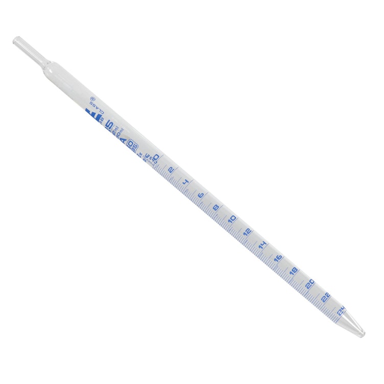 25mL Serological Pipette with White Band